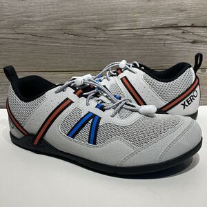 XERO Prio Lunar Gray Mens 7.5 Athletic Shoes Zero Drop Barefoot NO INSOLES VGUC
